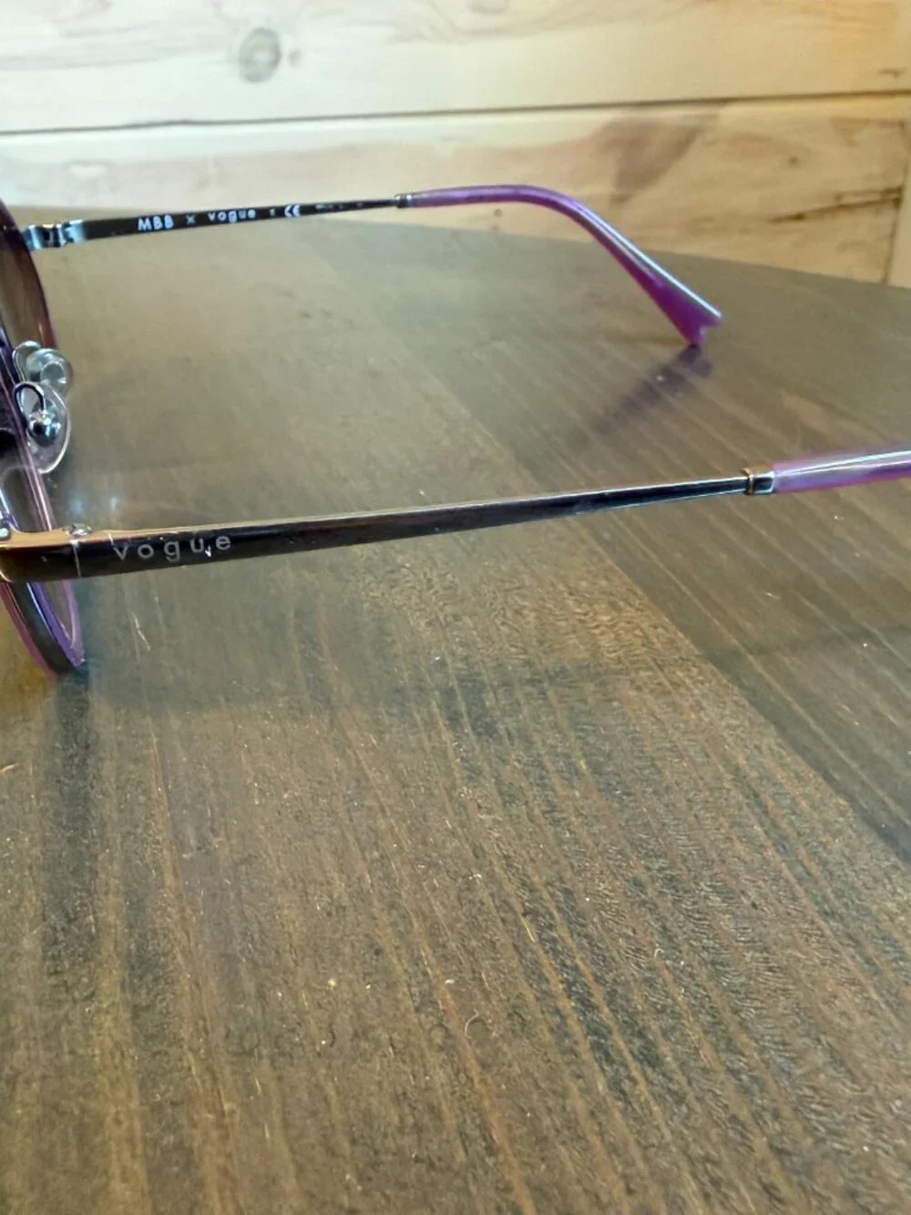 VOGUE VO 4167-S 548/4L GUNMETAL PURPLE Frames 48-19